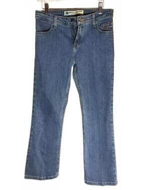 Harley-Davidson Genuine Motor Clothes Dark Wash Straight Leg Denim Jeans Biker